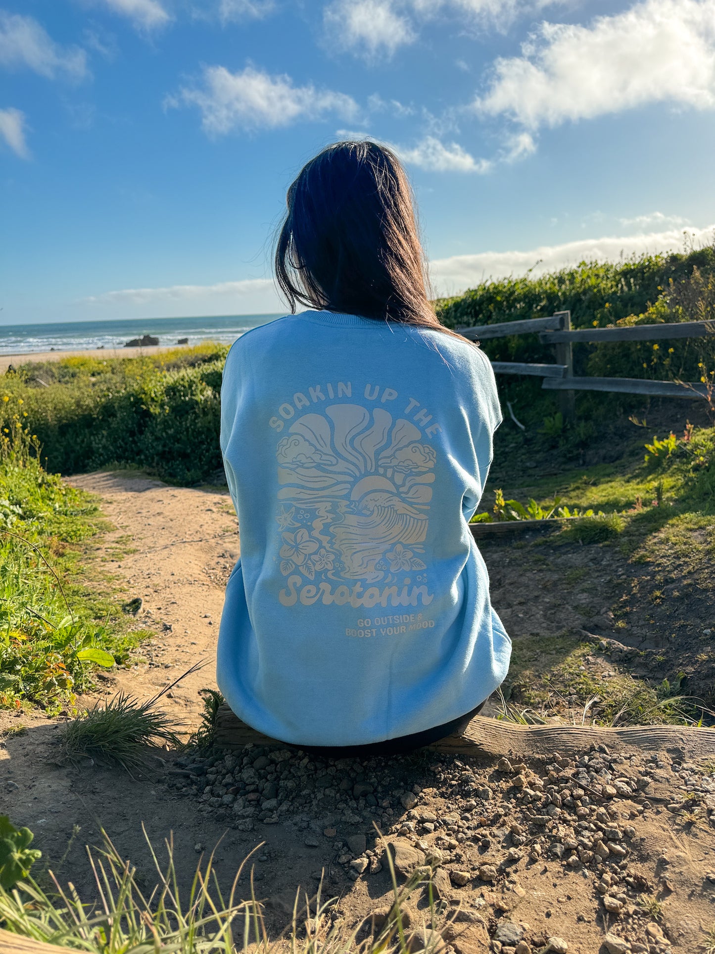 Soaking Up The Serotonin Crewneck