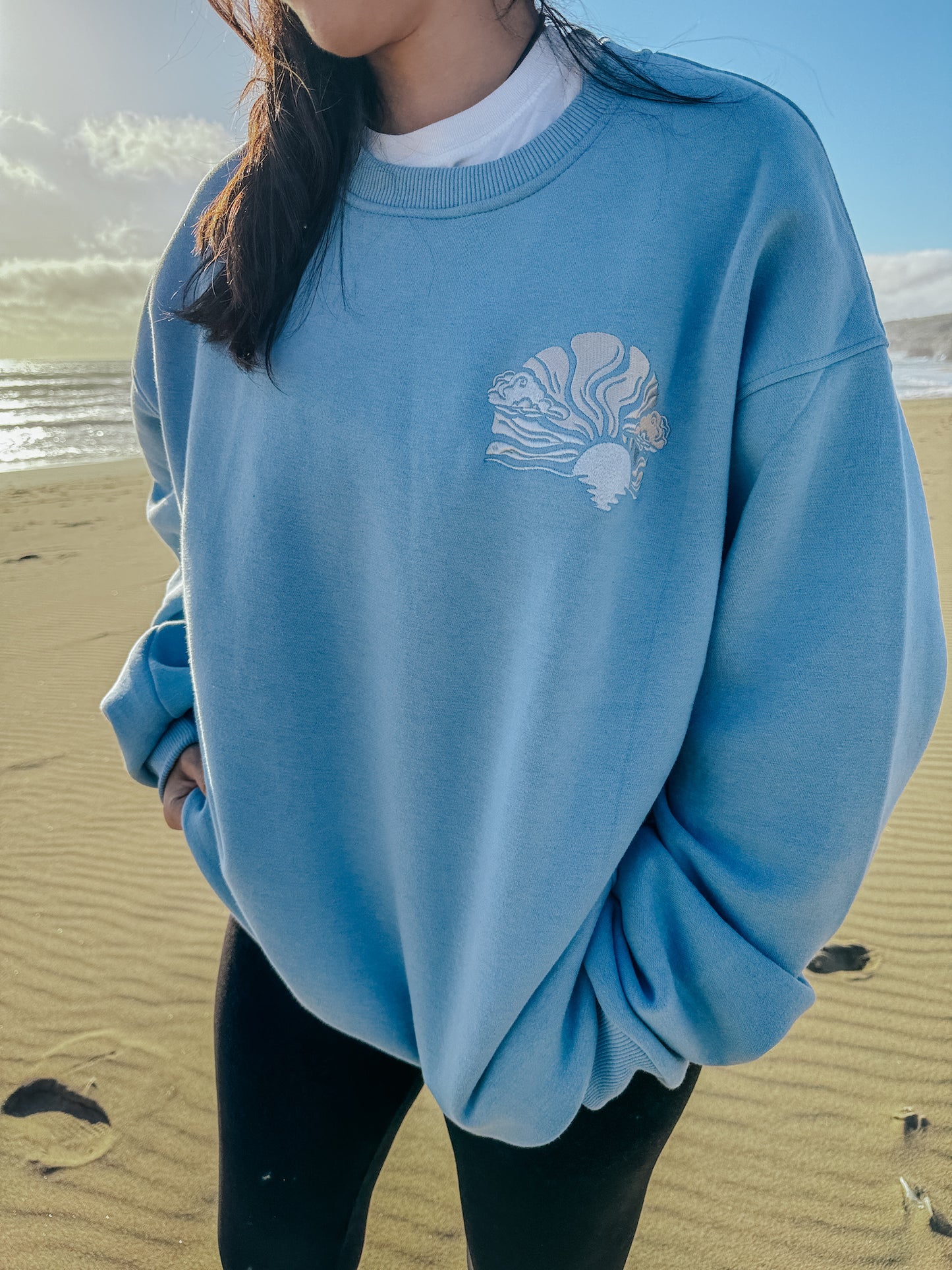 Soaking Up The Serotonin Crewneck