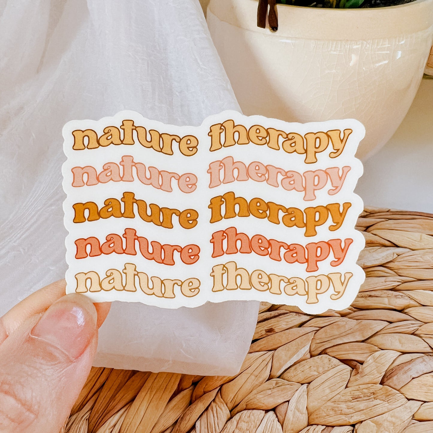 Nature Therapy Sticker