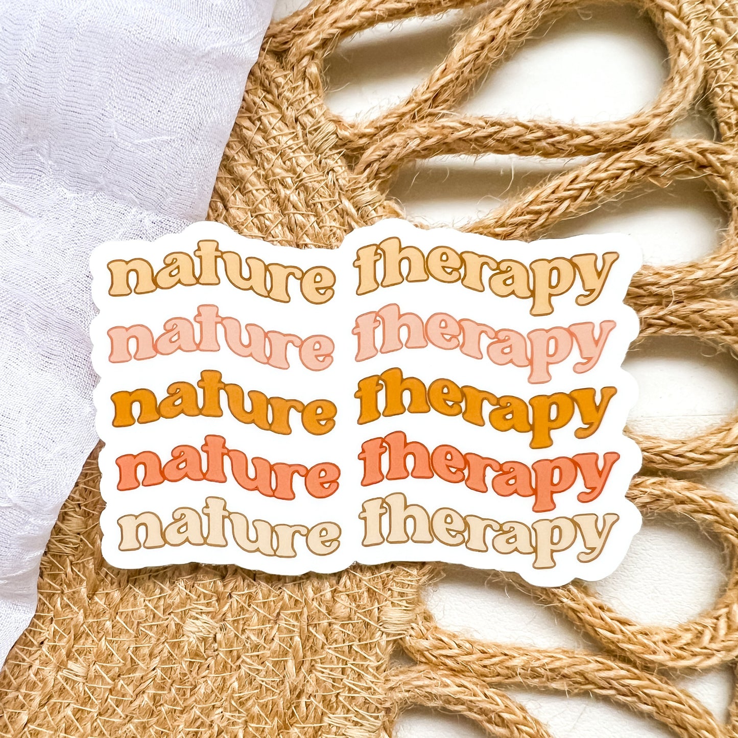 Nature Therapy Sticker